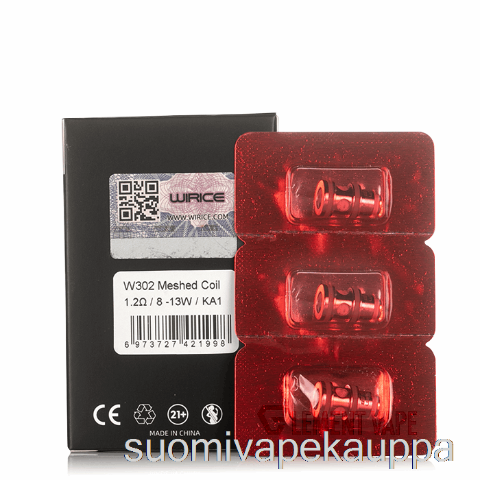 Vape Suomi Hellvape X Wirice Ylhäältä Ladattavat Vaihtokelat 1.2ohm T3-02 Meshed Kelat